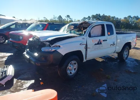 2022 Toyota Tacoma Sr из США, поврежденный, VIN 3TYRX5GN9NT054231